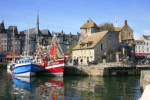 Harbor,Of,Honfleur,With,The,Old,Pier,,The,Lieutenance,House