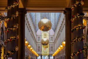 Christmas,Decoration,In,Royal,Saint-hubert,Galleries,In,Brussels
